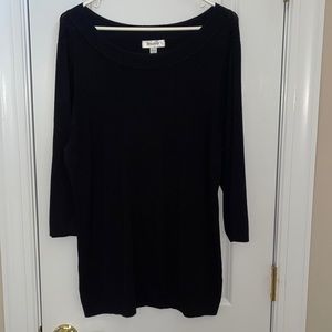 1X Dressbarn black sweater